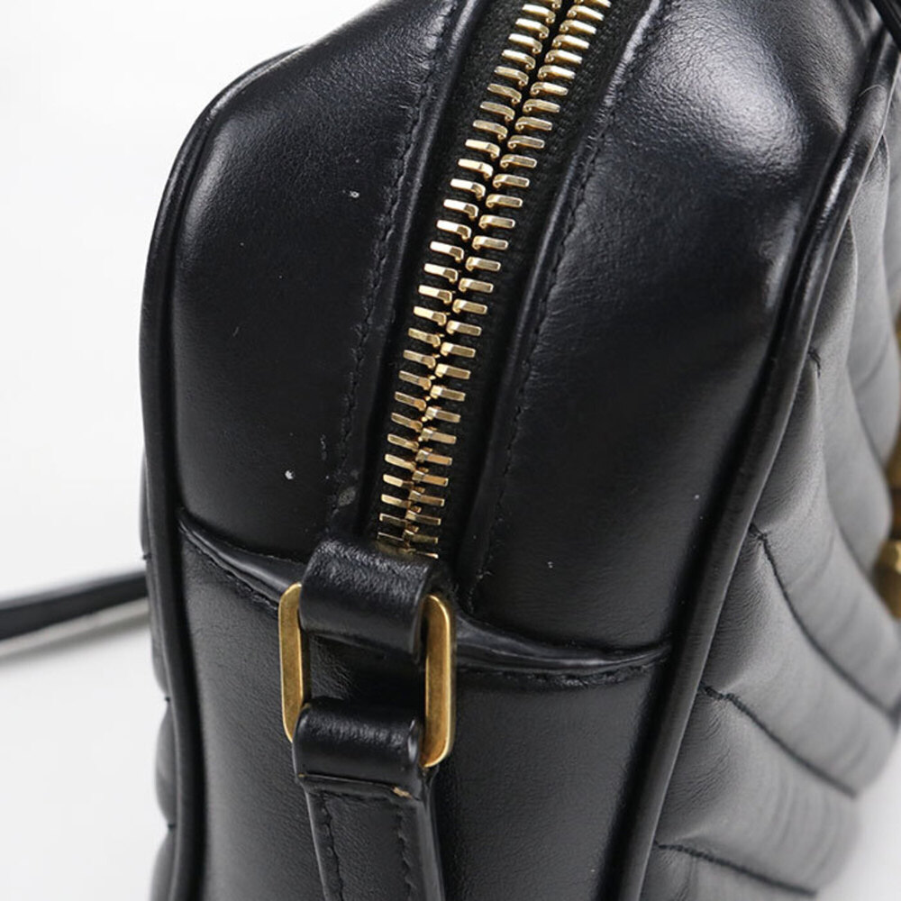 SAINT LAURENT Saint Laurent Shoulder Bag 612544 Camera Lou Women's Black - Picture 5 of 8